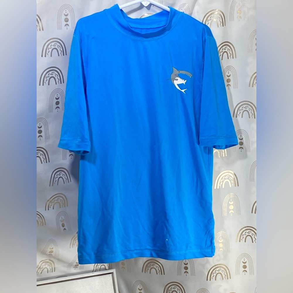 Cat & Jack Blue Shark Graphic Tee